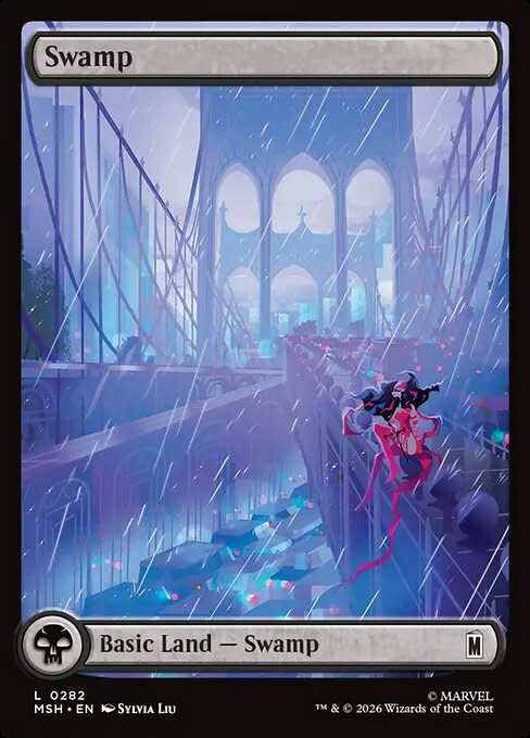 Swamp (282) Full Art - Foil