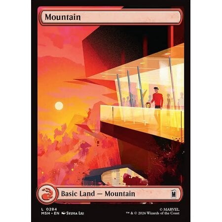 Mountain (284) Full Art - Foil