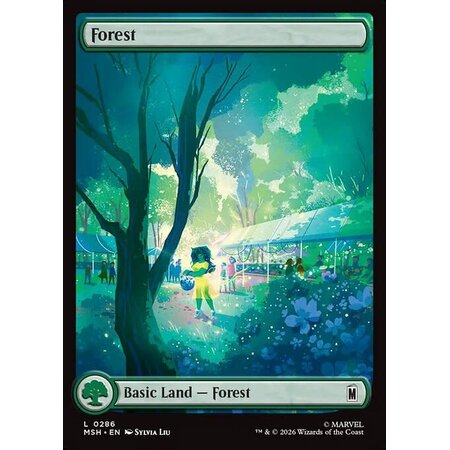 Forest (286) Full Art - Foil