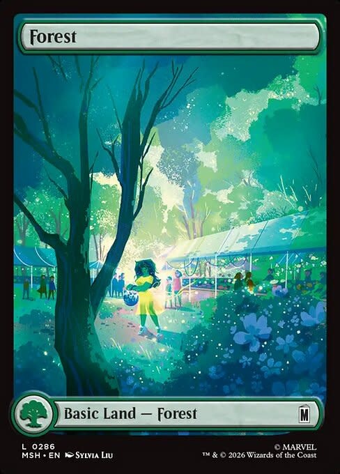 Forest (286) Full Art - Foil