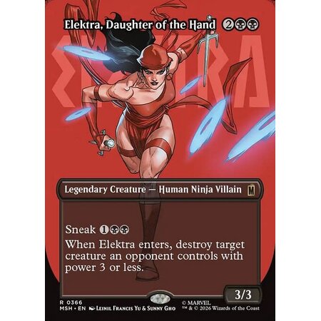Elektra, Daughter of the Hand - Foil