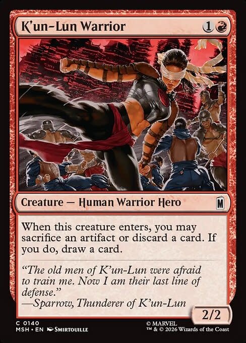 K'un-Lun Warrior - Foil