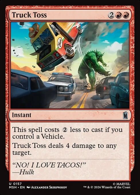 Truck Toss - Foil