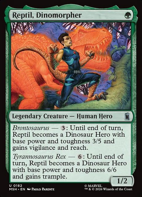 Reptil, Dinomorpher - Foil
