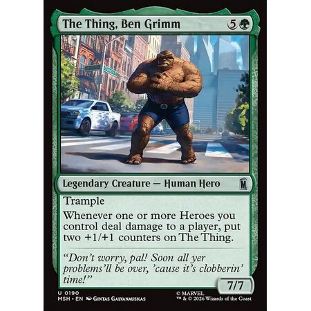 The Thing, Ben Grimm - Foil