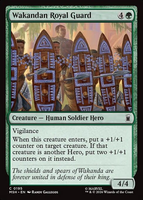 Wakandan Royal Guard - Foil