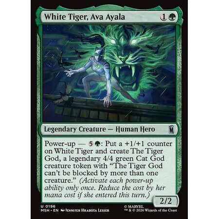 White Tiger, Ava Ayala - Foil