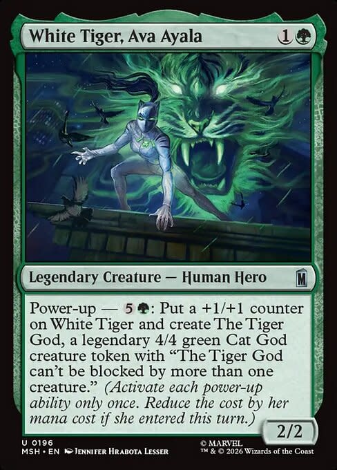 White Tiger, Ava Ayala - Foil