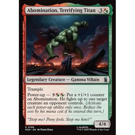 Abomination, Terrifying Titan - Foil