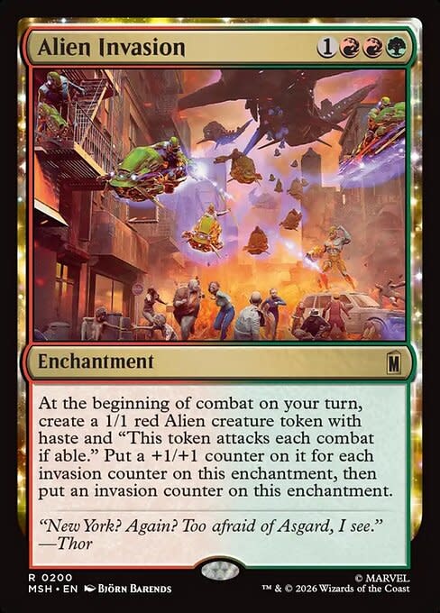 Alien Invasion - Foil
