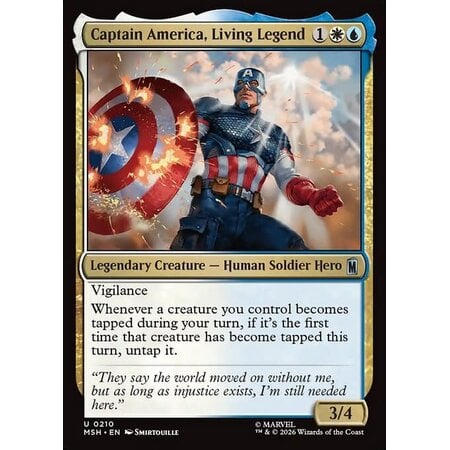 Captain America, Living Legend - Foil