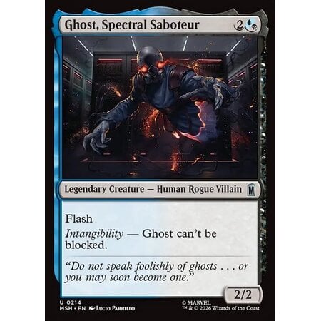 Ghost, Spectral Saboteur - Foil
