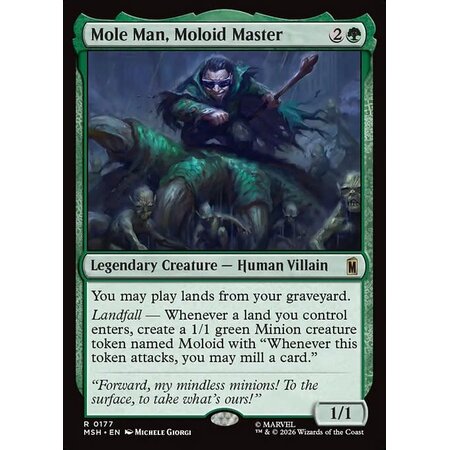 Mole Man, Moloid Master - Foil