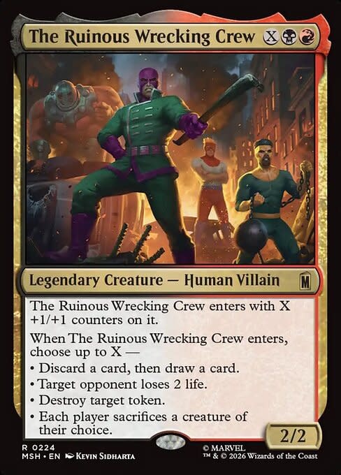 The Ruinous Wrecking Crew - Foil