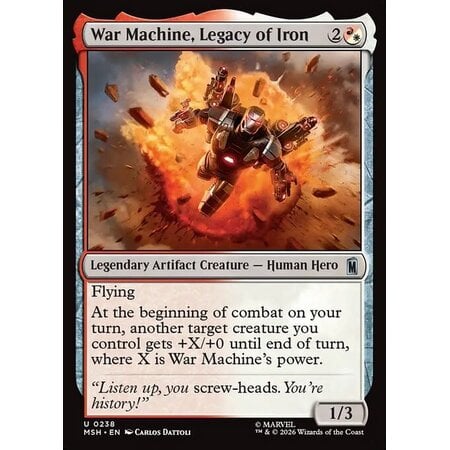 War Machine, Legacy of Iron - Foil