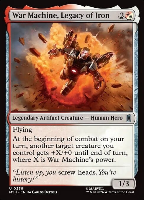 War Machine, Legacy of Iron - Foil