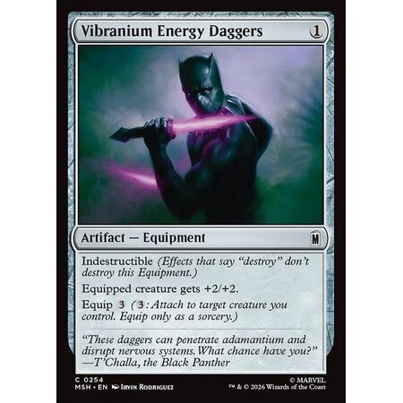 Vibranium Energy Daggers - Foil