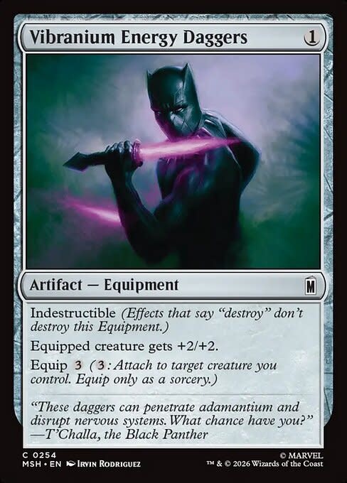 Vibranium Energy Daggers - Foil