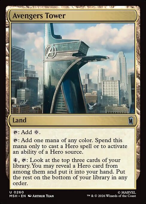 Avengers Tower - Foil