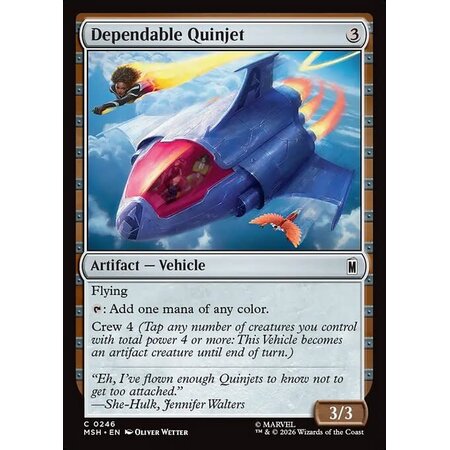 Dependable Quinjet - Foil
