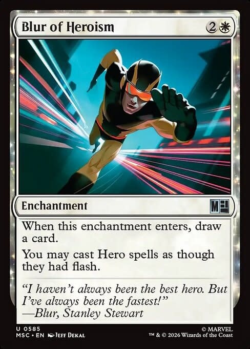 Blur of Heroism - Foil