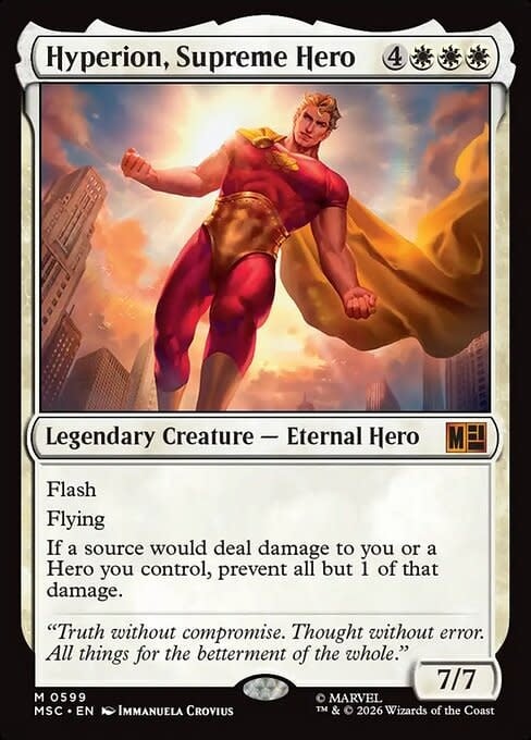 Hyperion, Supreme Hero - Foil