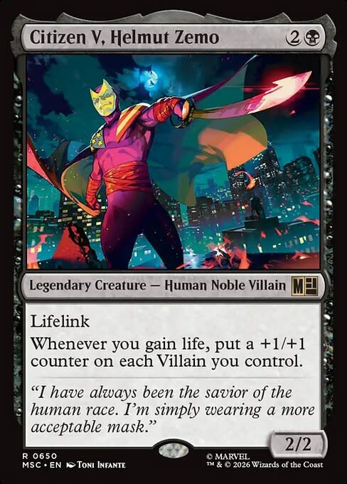 Citizen V, Helmut Zemo - Foil