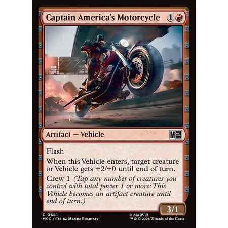 Captain America's Motorcycle - Foil