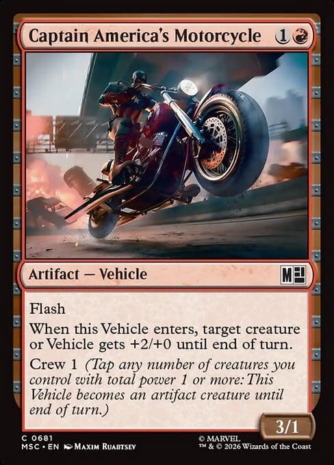 Captain America's Motorcycle - Foil