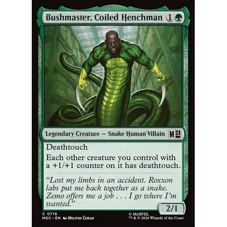 Bushmaster, Coiled Henchman - Foil