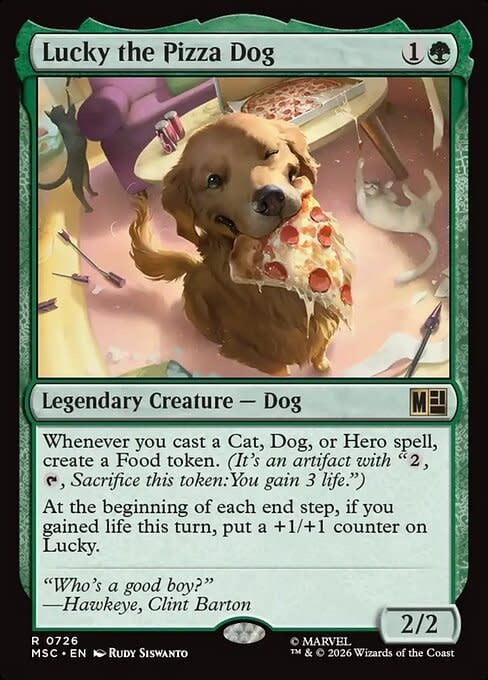Lucky the Pizza Dog - Foil