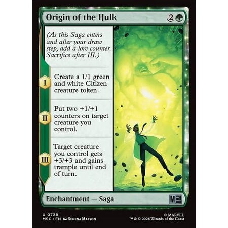 Origin of the Hulk - Foil