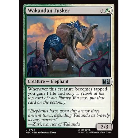 Wakandan Tusker - Foil