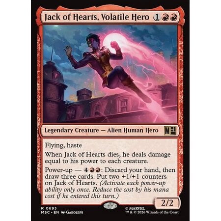 Jack of Hearts, Volatile Hero - Foil