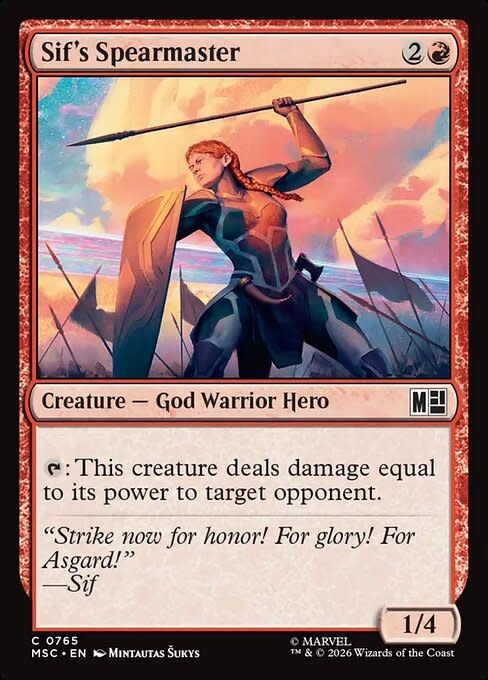 Sif's Spearmaster - Foil