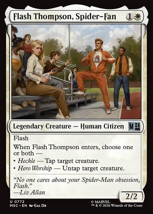 Flash Thompson, Spider-Fan - Foil