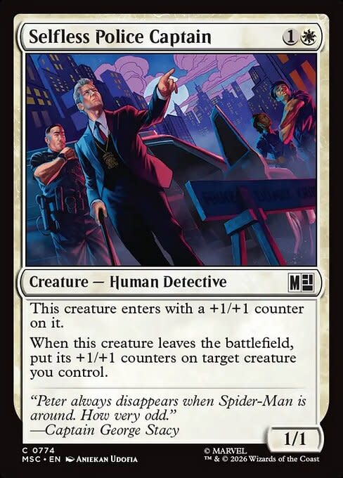 Selfless Police Captain - Foil