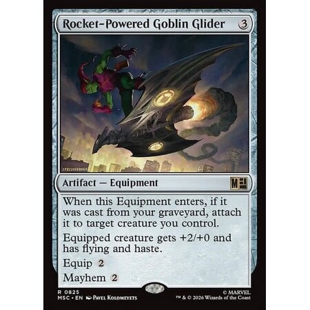 Rocket-Powered Goblin Glider - Foil