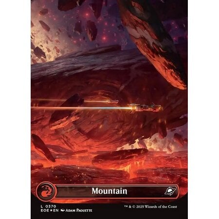 Mountain (370) Full Art - Galaxy Foil
