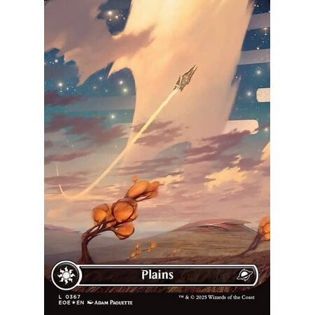Plains (367) Full Art - Galaxy Foil