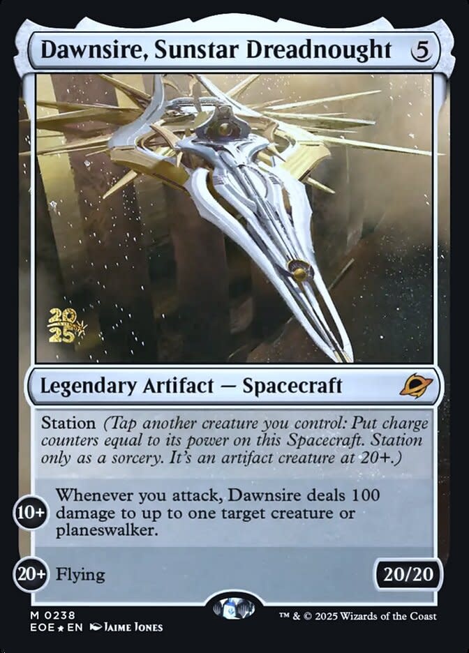 Dawnsire, Sunstar Dreadnought - Foil - Prerelease Promo