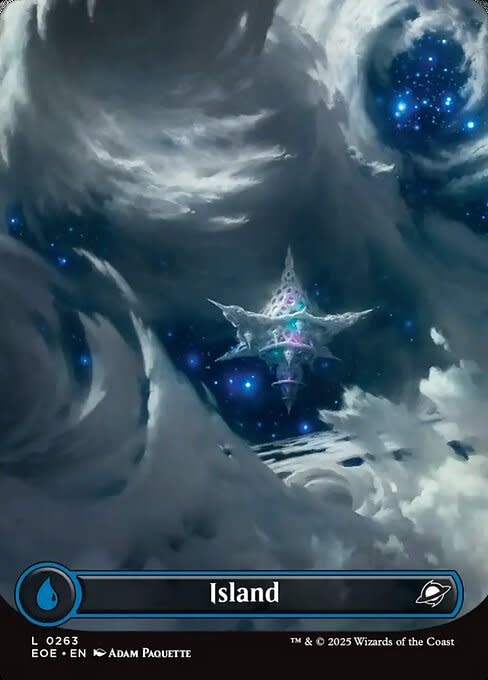 Island (263) Full Art - Foil