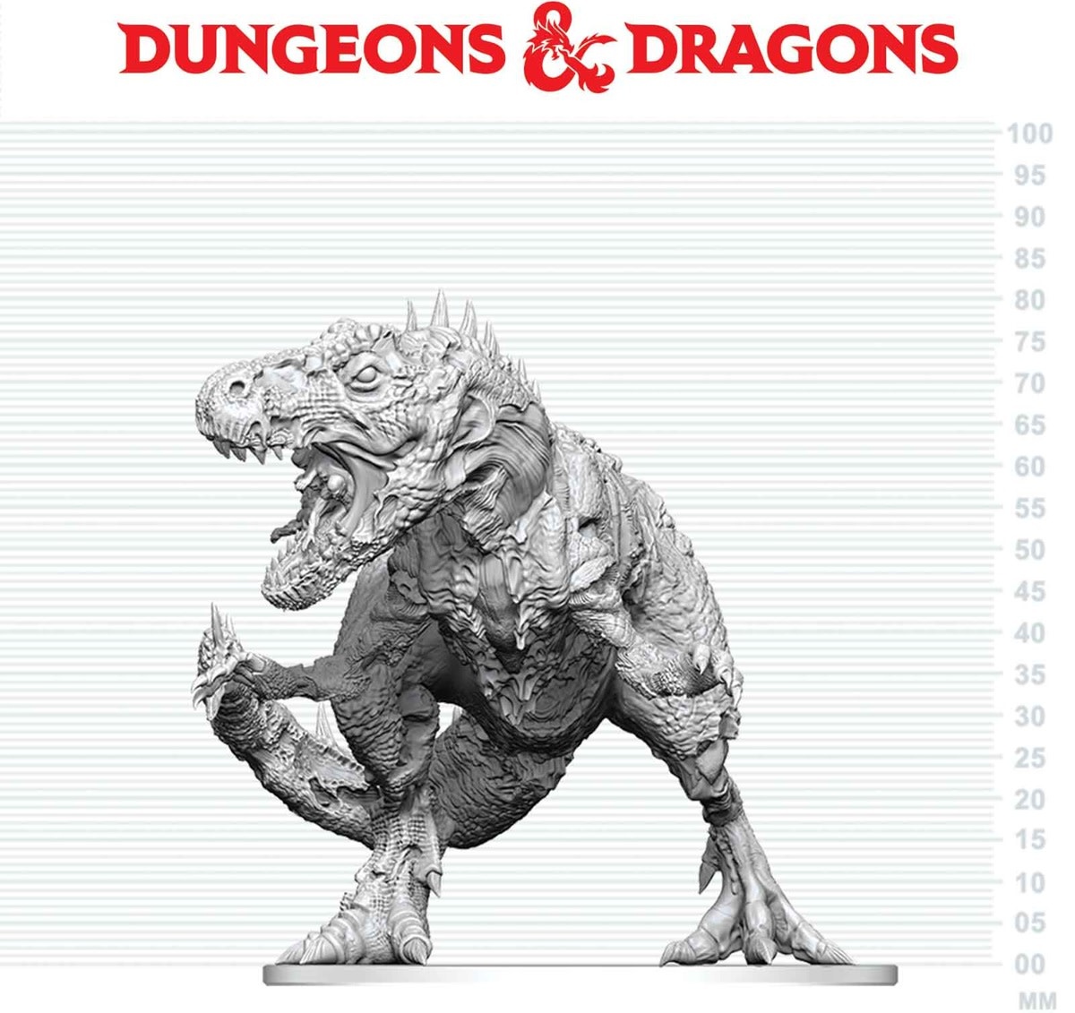 D&D Unpainted Minis - Tyrannosaurus Zombie