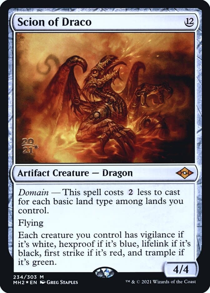 Scion of Draco - Foil - Prerelease Promo