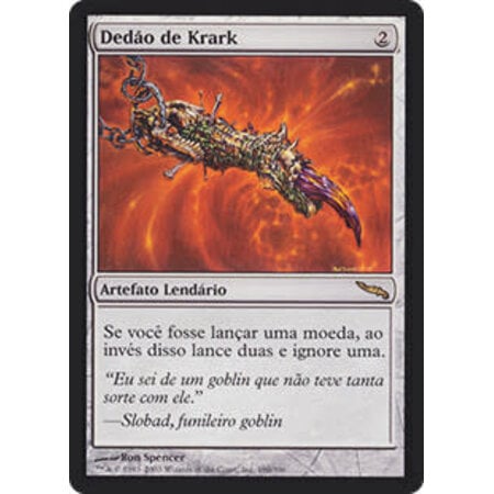 Krark's Thumb (Portuguese)