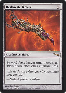 Krark's Thumb (Portuguese)