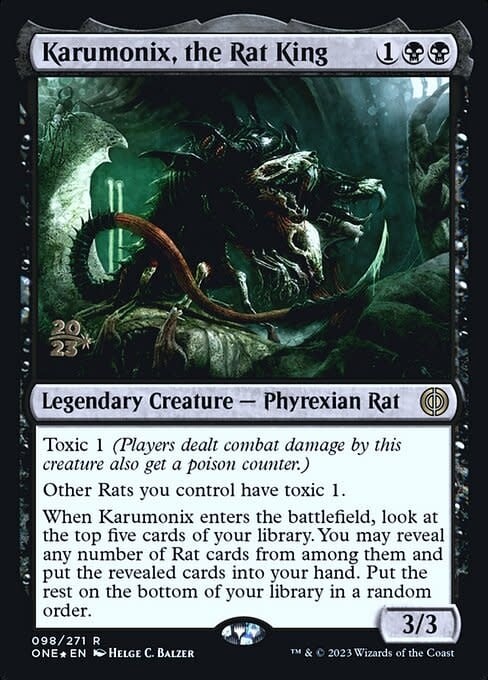 Karumonix, the Rat King - Foil - Prerelease Promo