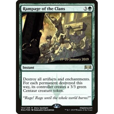 Rampage of the Clans - Foil - Prerelease Promo