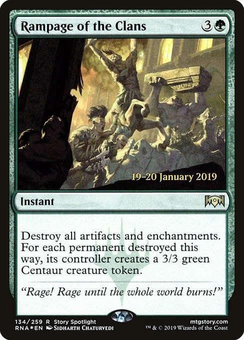 Rampage of the Clans - Foil - Prerelease Promo