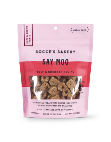 Bocce's Bakery Bocce's Bakery Soft & Chewy: Say Moooo 6oz